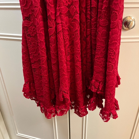 Anthropologie Hutch Red evening dress - Picture 3 of 5